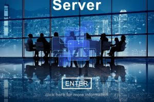 Server Technology Online Internet Database Concept